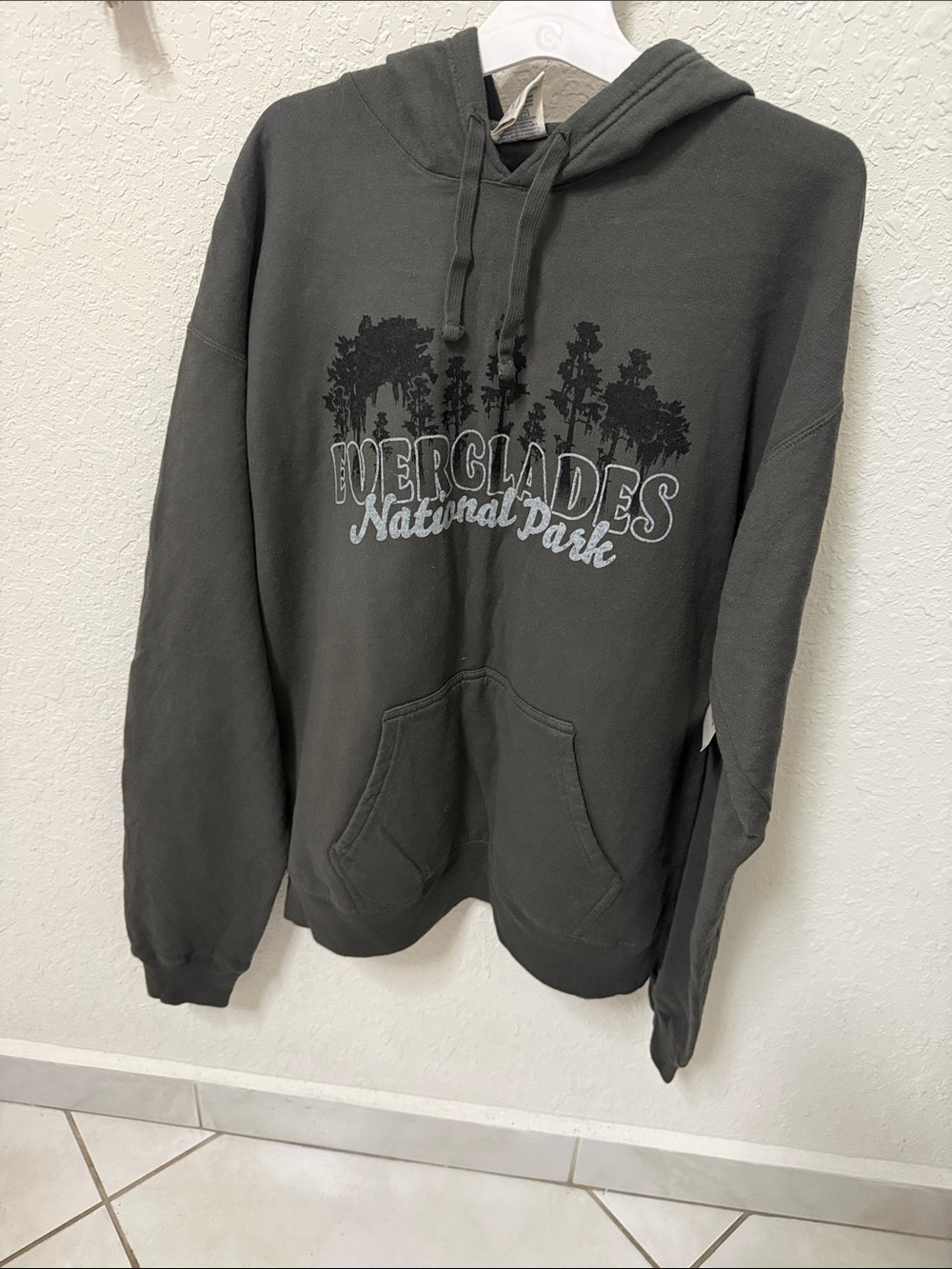 π Everglades National Park Hooded Pullover Sweatshirt - Gray